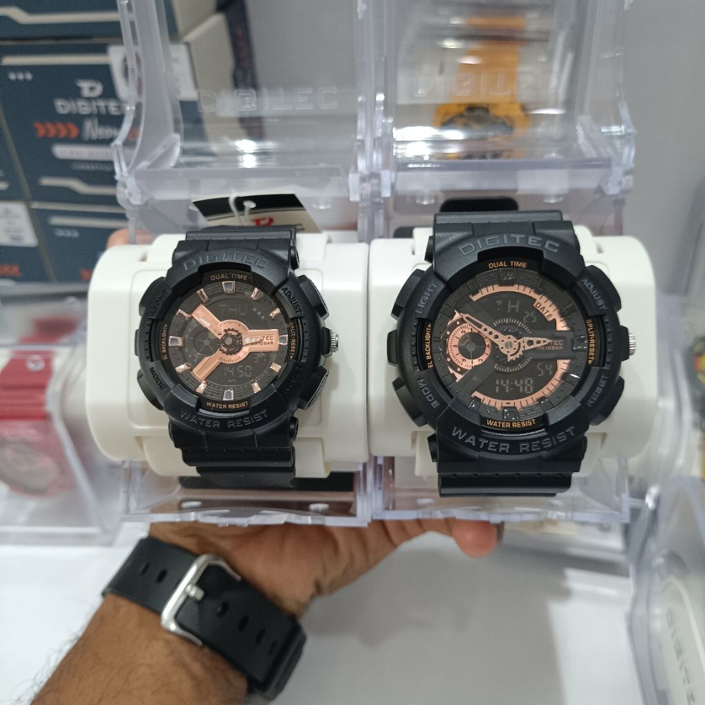 jam tangan Digitec Couple DA-2020T BDA-4020T original garansi water resist anti air