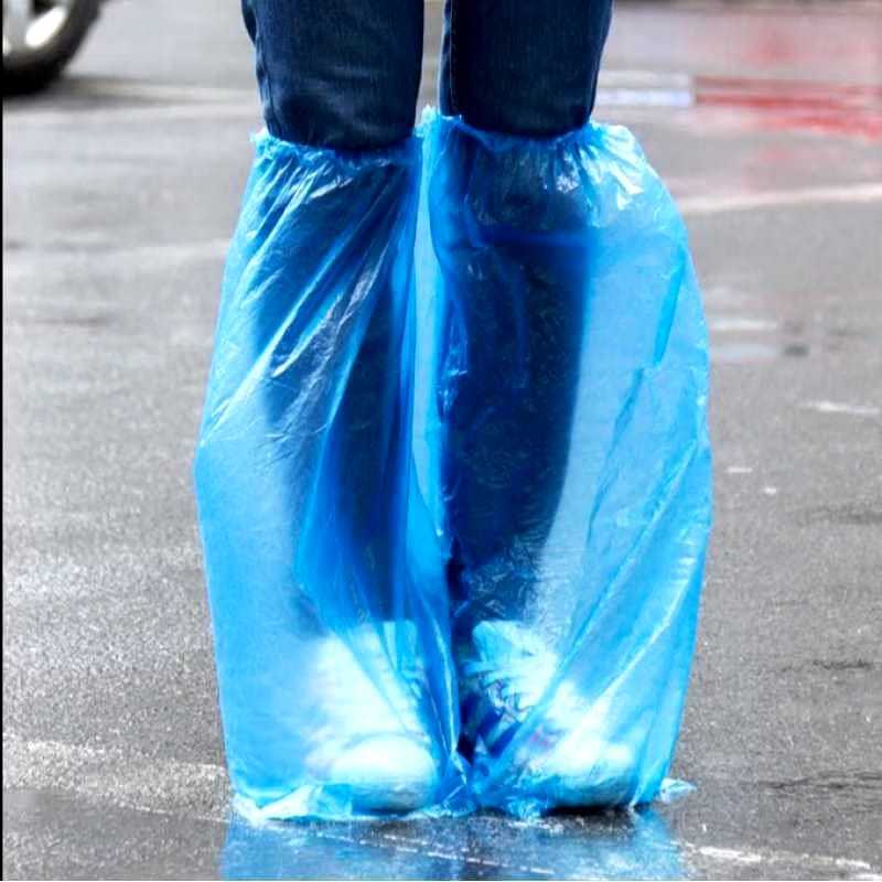 Jas Hujan Sepatu Cover Shoes Rain Cover Tahan Air Panjang size Universal (TG)