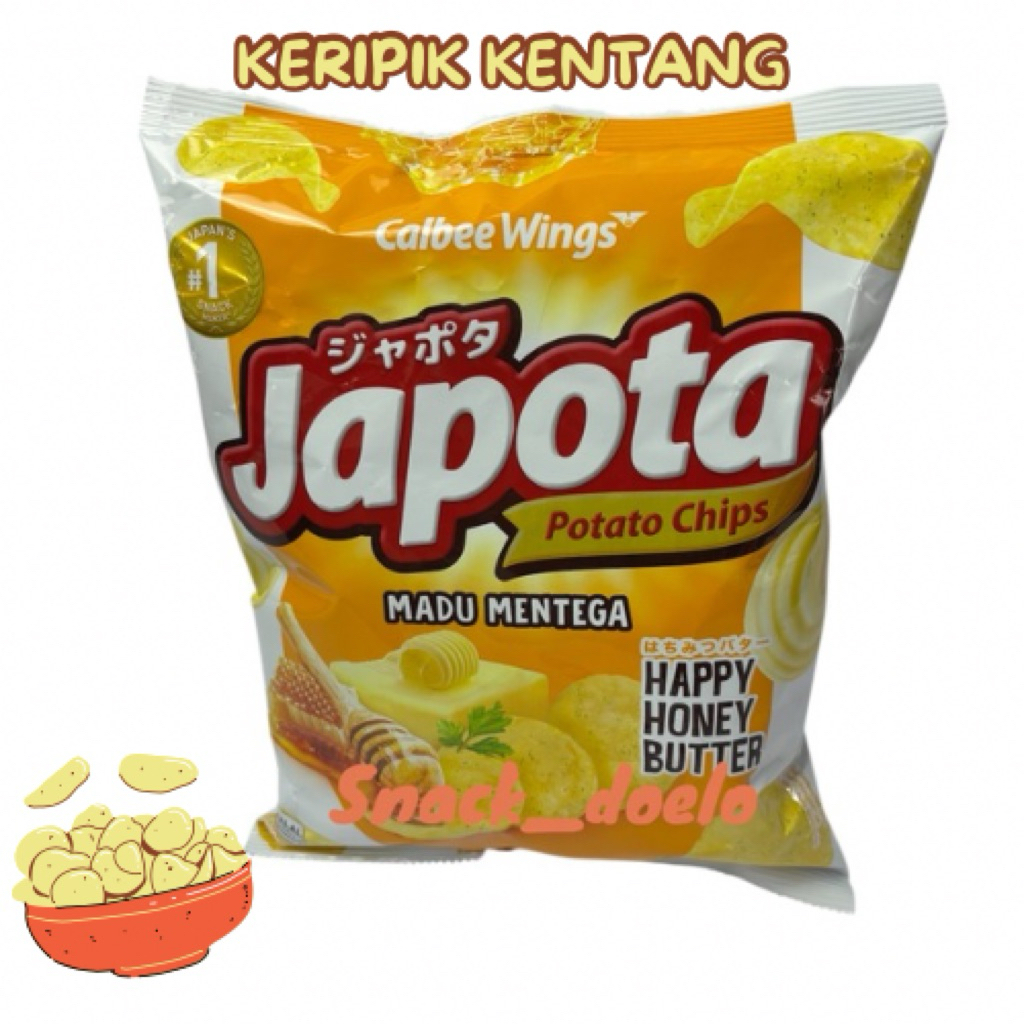 

Japota keripik kentang Happy honey butter 68 g
