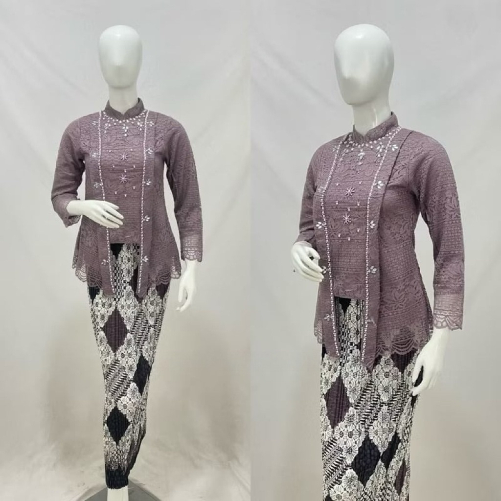 Kebaya Kutu Baru hijab Modern/Kutu Baru Brokat/Kebaya Kondangan/Kebaya Wisuda/Kebaya Modern