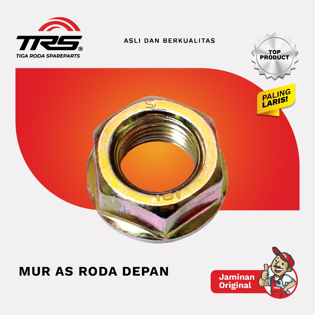 "TRS Mur As Roda Depan Viar Kaisar Tossa Nozomi Appktm Happy Roda 3 Spareparts Original TRS