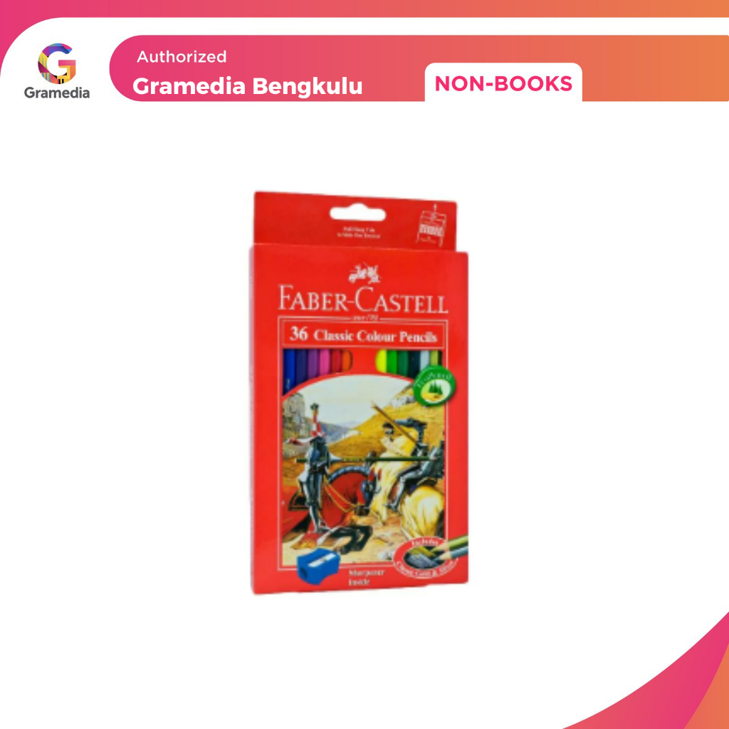 

Gramedia Bengkulu - Faber Castell Set 36 Pcs Pensil Warna Classic 115856