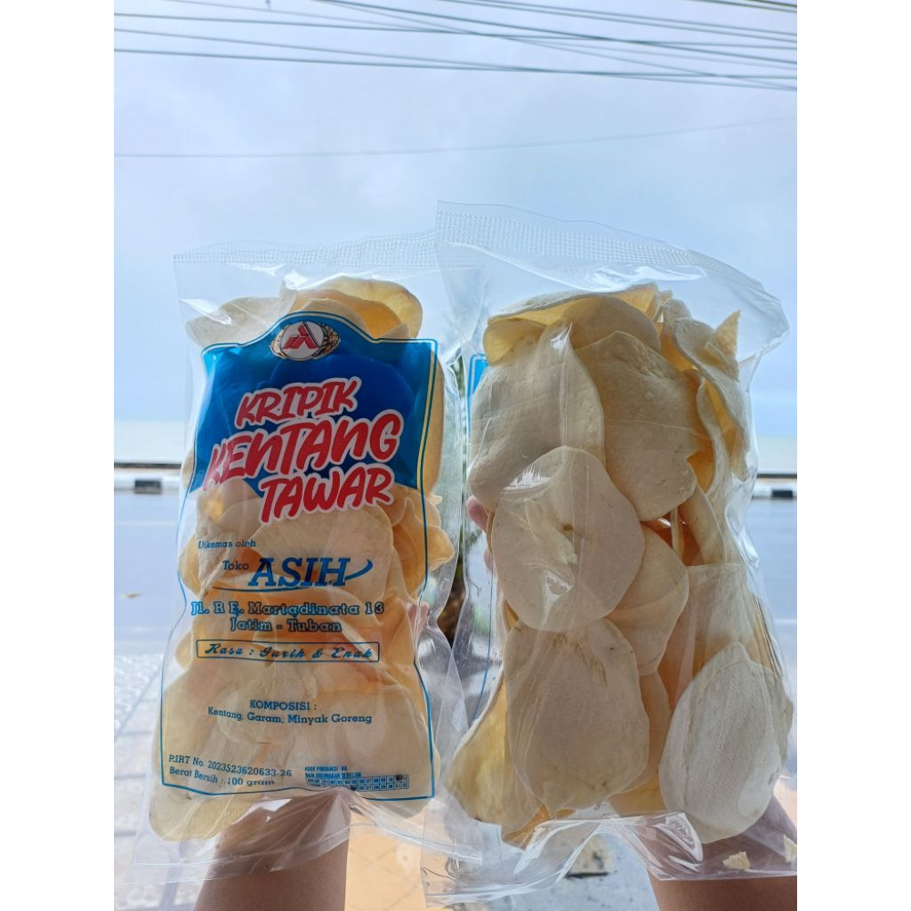 

Keripik Kripik Kentang Asli Siap Makan (Matang) - Toko Asih