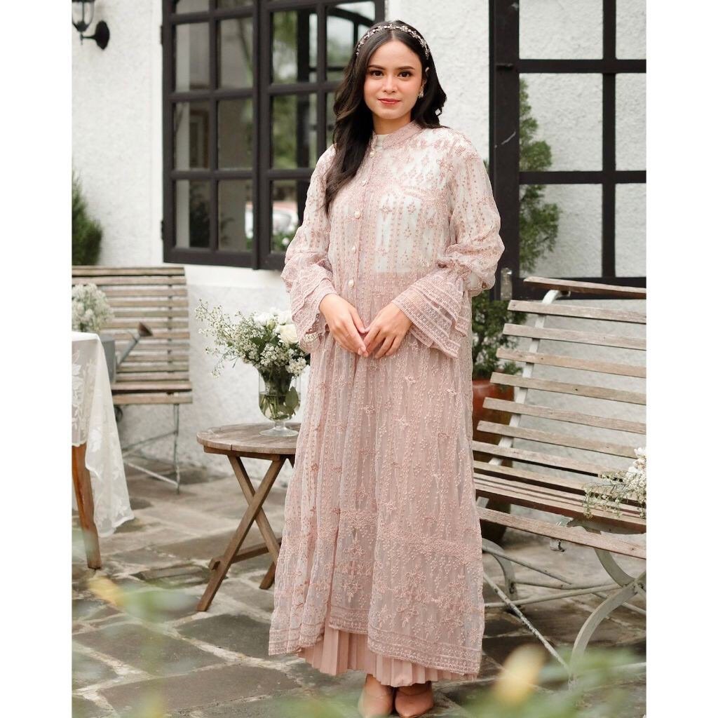 Preloved Raya Collection Atkey ‘Permata Dress’ Dress Kondangan Wisuda Siraman pengajian Outer Dress