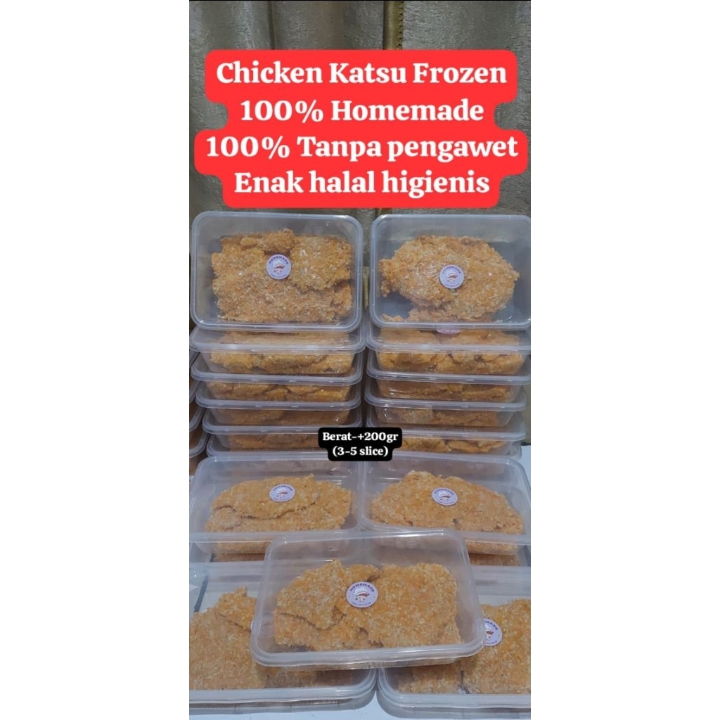 

FROZEN CHICKEN KATSU HOMEMADE(HUSUS ISTAN/SAMEDAY)