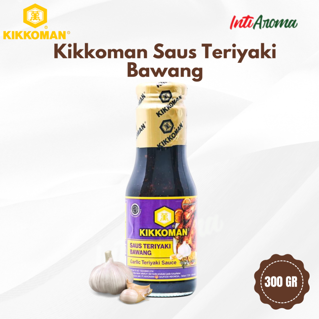 

Kikkoman saus teriyaki bawang 300gr