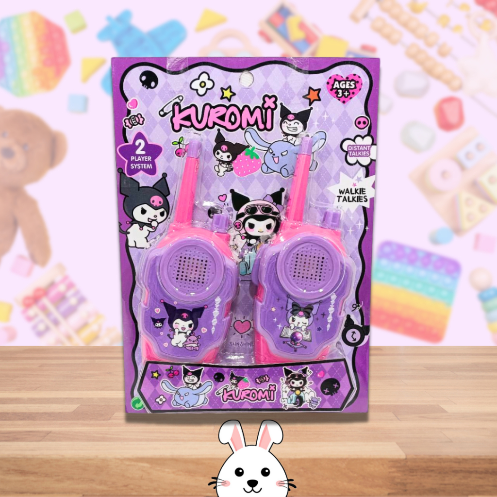 Mainan Anak Walkie Talkie Karakter Kartun / HT Walky Talky Radio / Bisa Bicara dengan Jarak Jauh