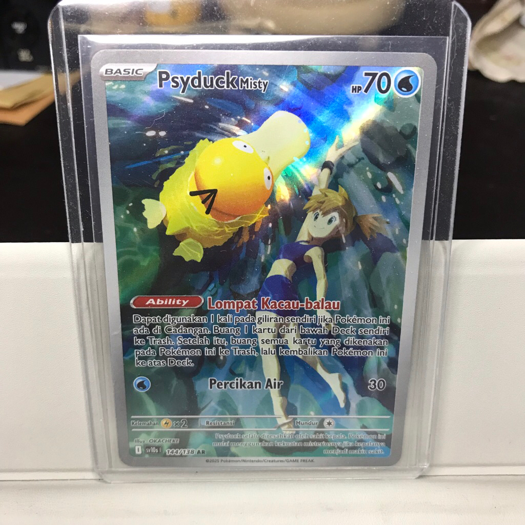 Psyduck Misty AR Kehadiran Juara kartu Pokemon Indonesia