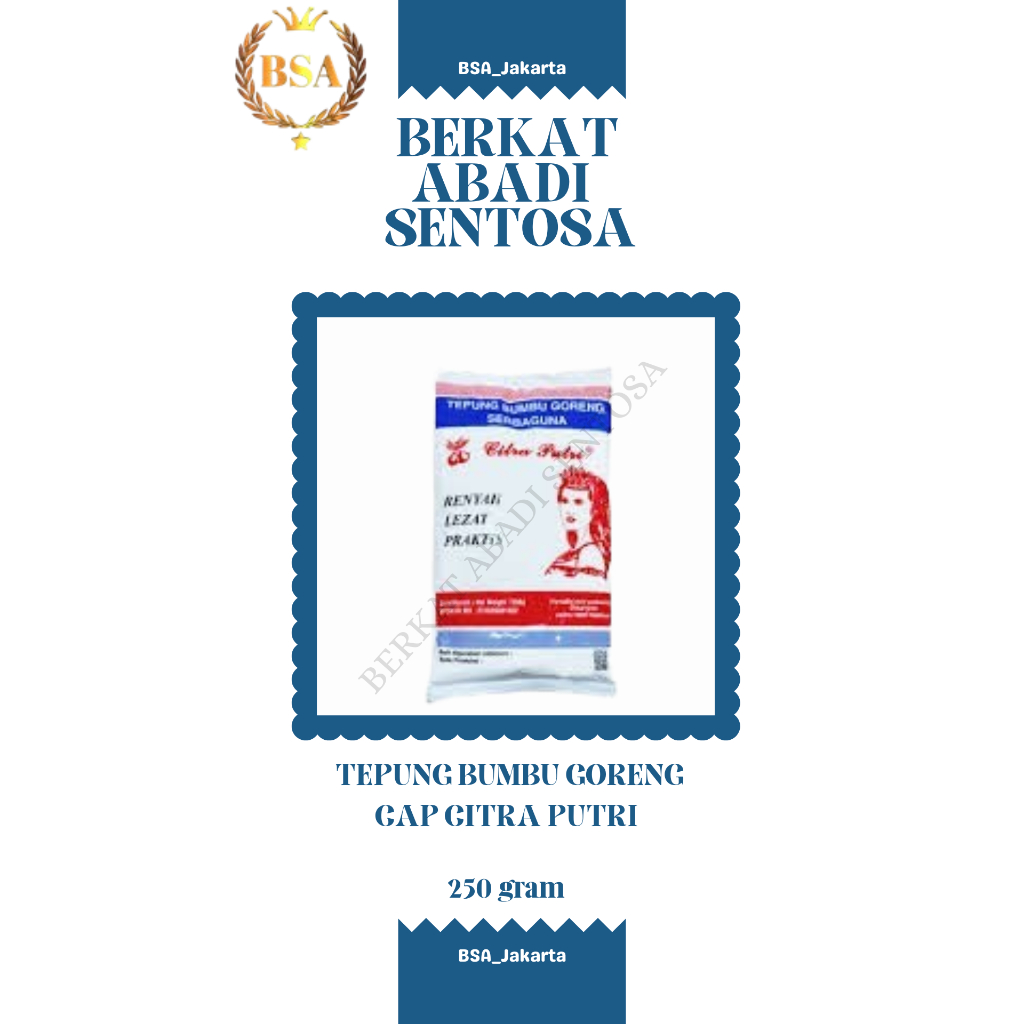 

TEPUNG BUMBU PUTRI (250 GR)