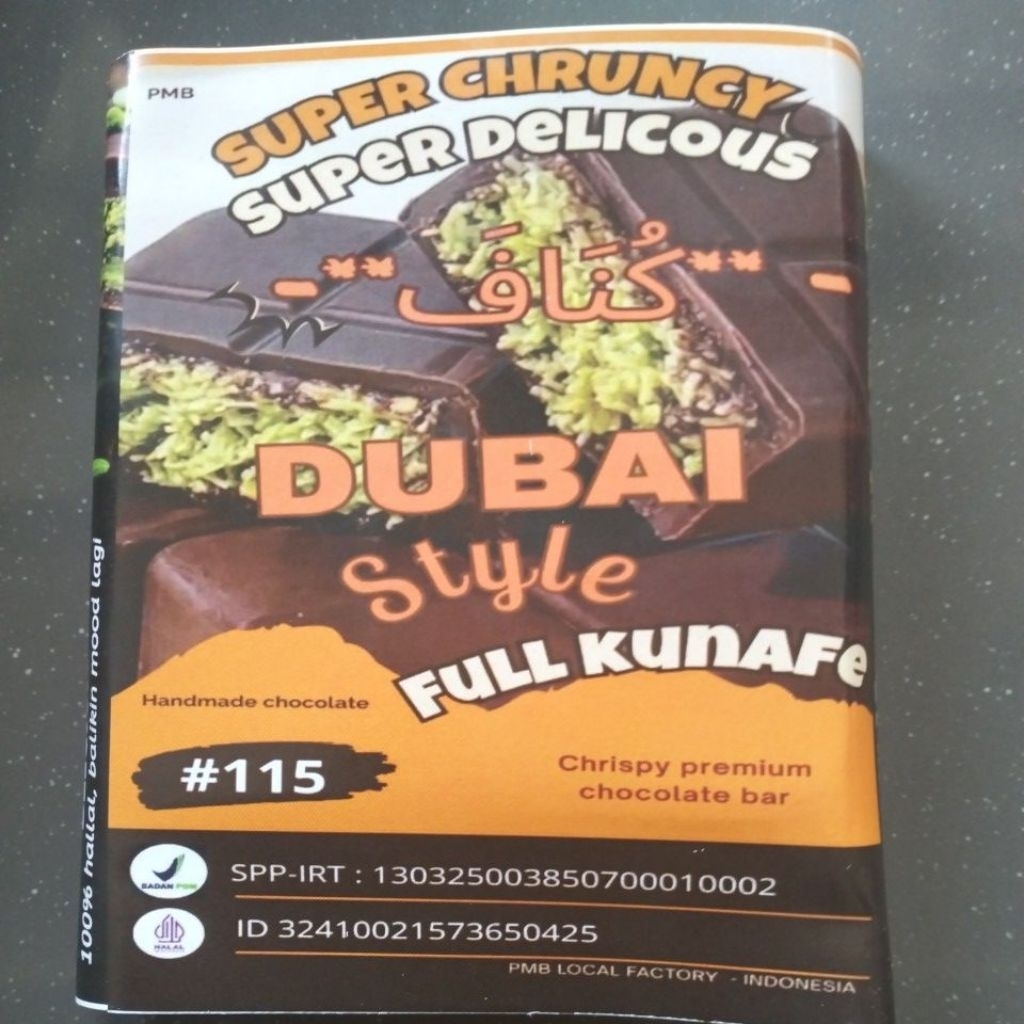 

KUNAFA COKLAT DUBAI #115 ASLI COKLATNYA ASLI KUNAFE NYA