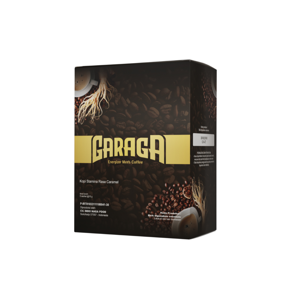 

GARAGA Kopi Sachet Penambah Stamina Rasa Capucino Energi Daya Tahan Lama BPOM - Kopi Vitalitas Pria