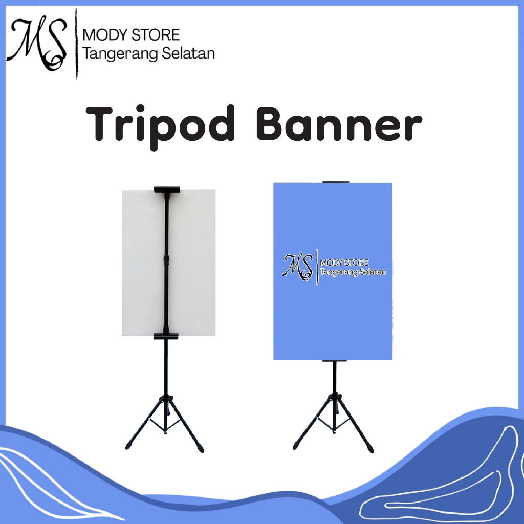 Tripod Banner 2 Sisi / Tripod Stand Banner 2 Sisi /Tripod Banner / Standing Banner / Stand Banner