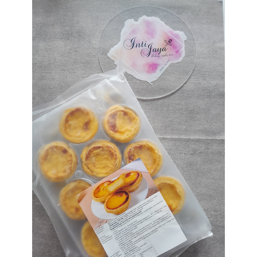 

EGG TART PORTUGUESE PASTRY FROZEN( HOME MADE) 10 PCS