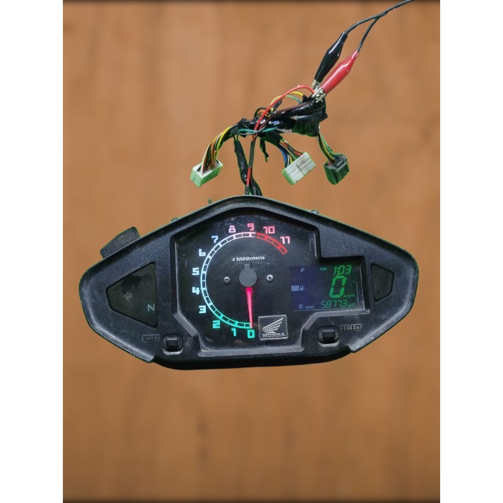 speedometer honda megapro mono custom ori copotan