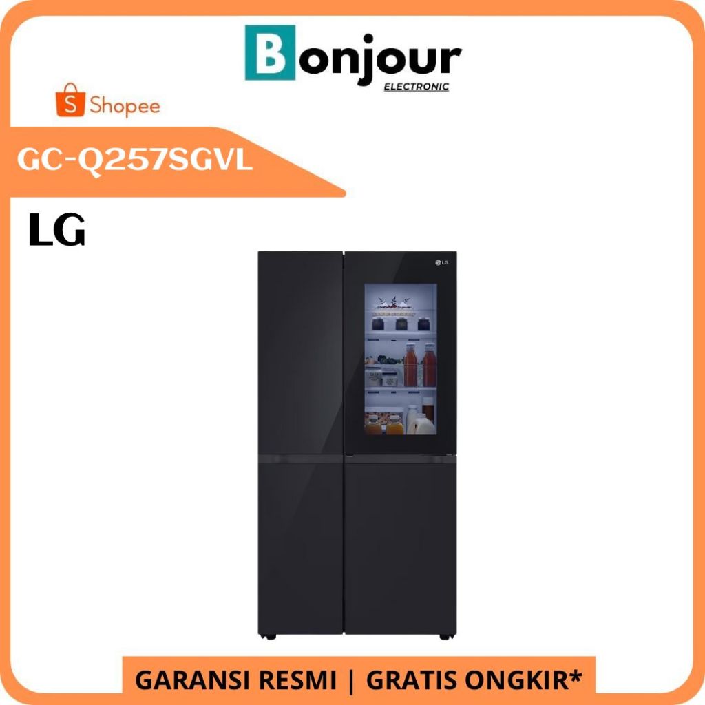 Kulkas Tok Tok LG GCQ257SGVL 694 Liter LG GC-Q257SGVL Side by Side