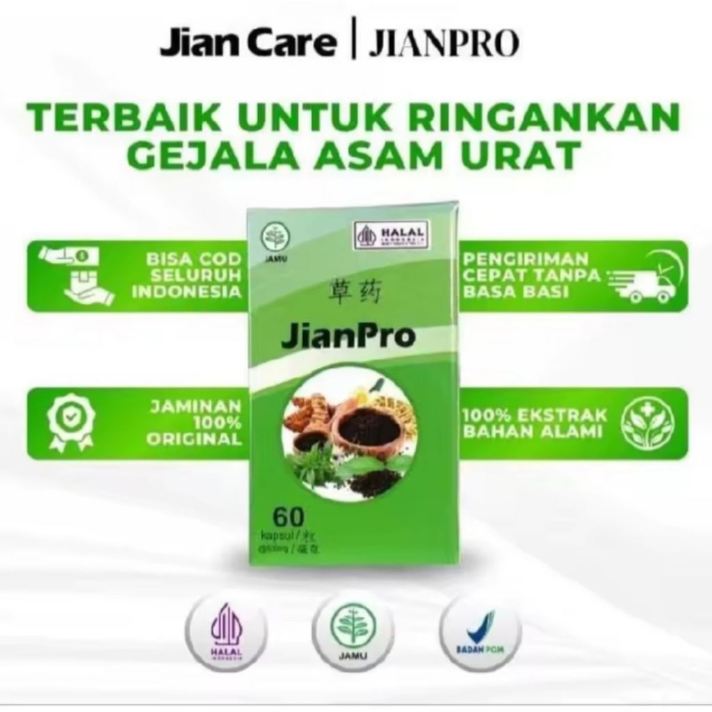 

Promo jianpro herbal asam urat " jianpro original nyeri sendi" jianpro saraf kejepit