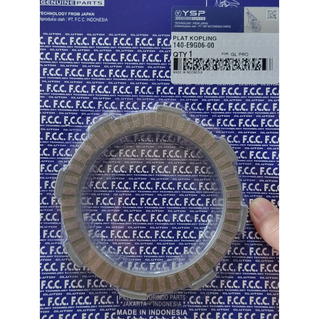 PLAT KOPLING SET GL PRO ( KEH ) / KLX RR / KAMPAS PLAT KOPLING GL MAX ASLI F.C.C