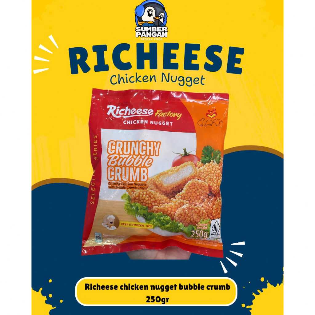 

Richese Factory Chicken Nugget Bubble Crumb 250g