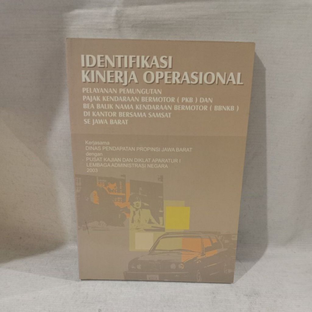 Buku Identifikasi Kinerja Operasional Pelayanan Pemungutan Pajak Kendaraan Bermotor PKB Dan Bea Bali