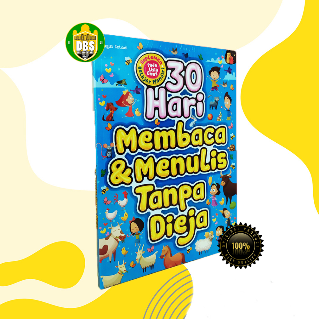 BUKU ANAK TK PAUD - BUKU BELAJAR MEMBACA - BUKU BELAJAR MENULIS - BELAJAR MEMBACA DAN MENULIS - 30 H
