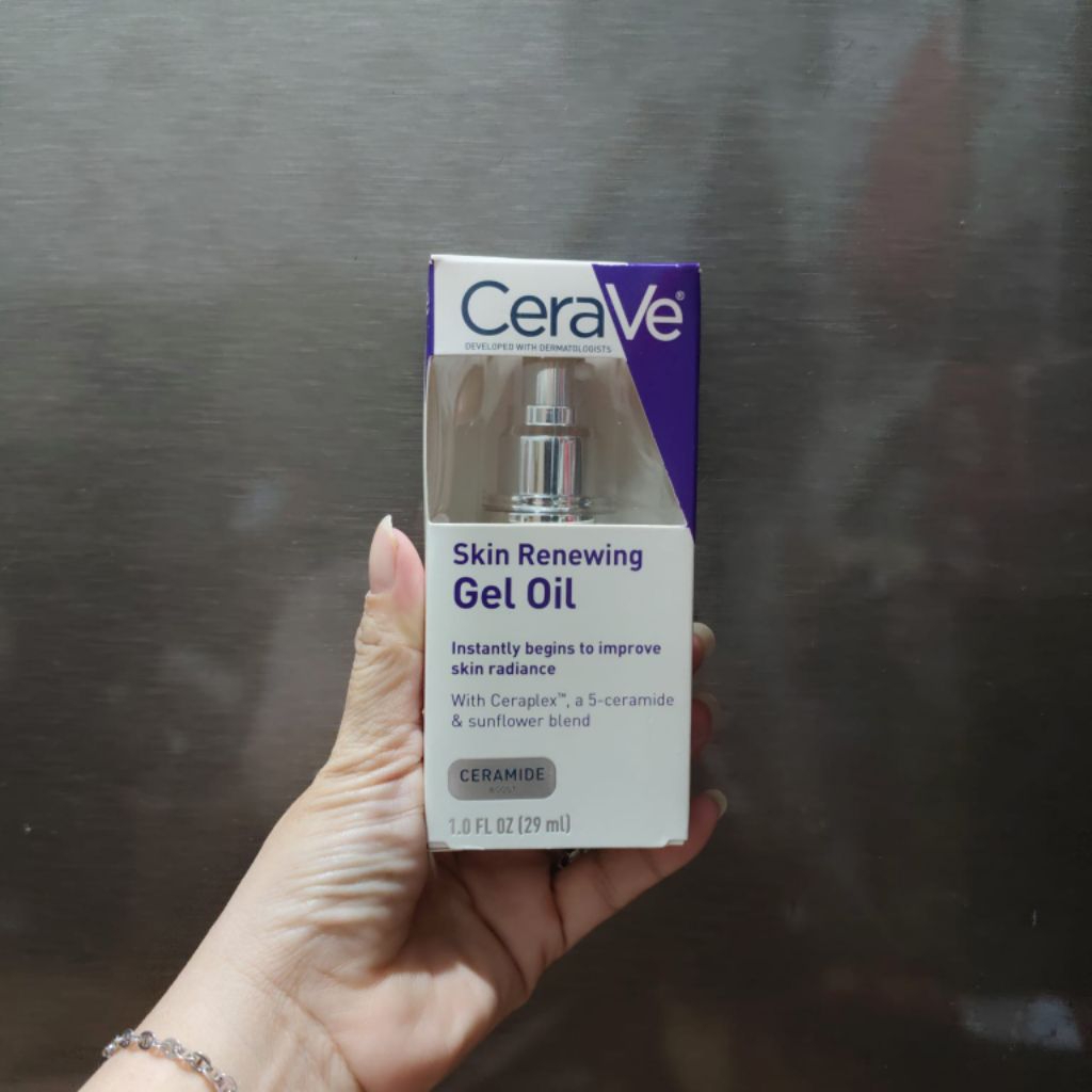 CeraVe Skin Renewing gel oil face moisturizer fragrance free  29 ml