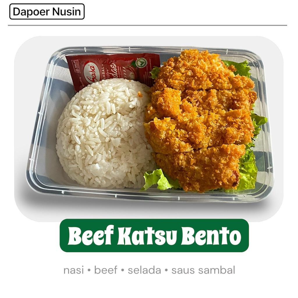 

Beef katsu Bento