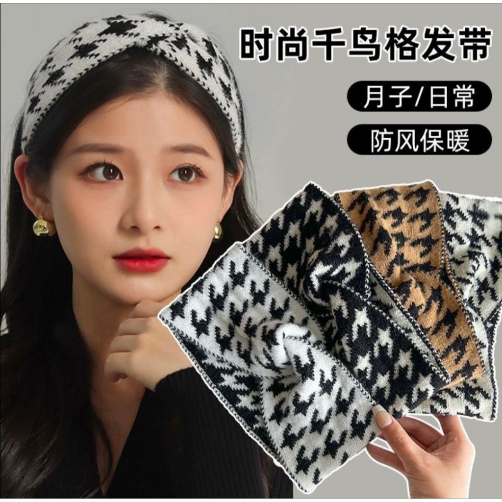 Bandana Kain Ponytail Headband / Bando Sporty Wanita Dewasa Korea / Aksesoris Rambut Wanita Stlye