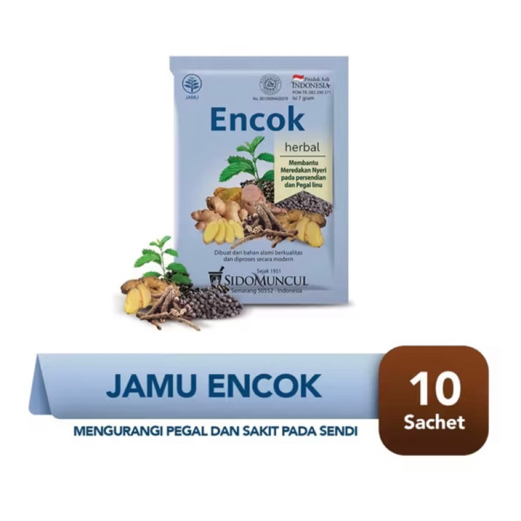 

JAMU ENCOK SIDOMUNCUL ISI 10 SACHET