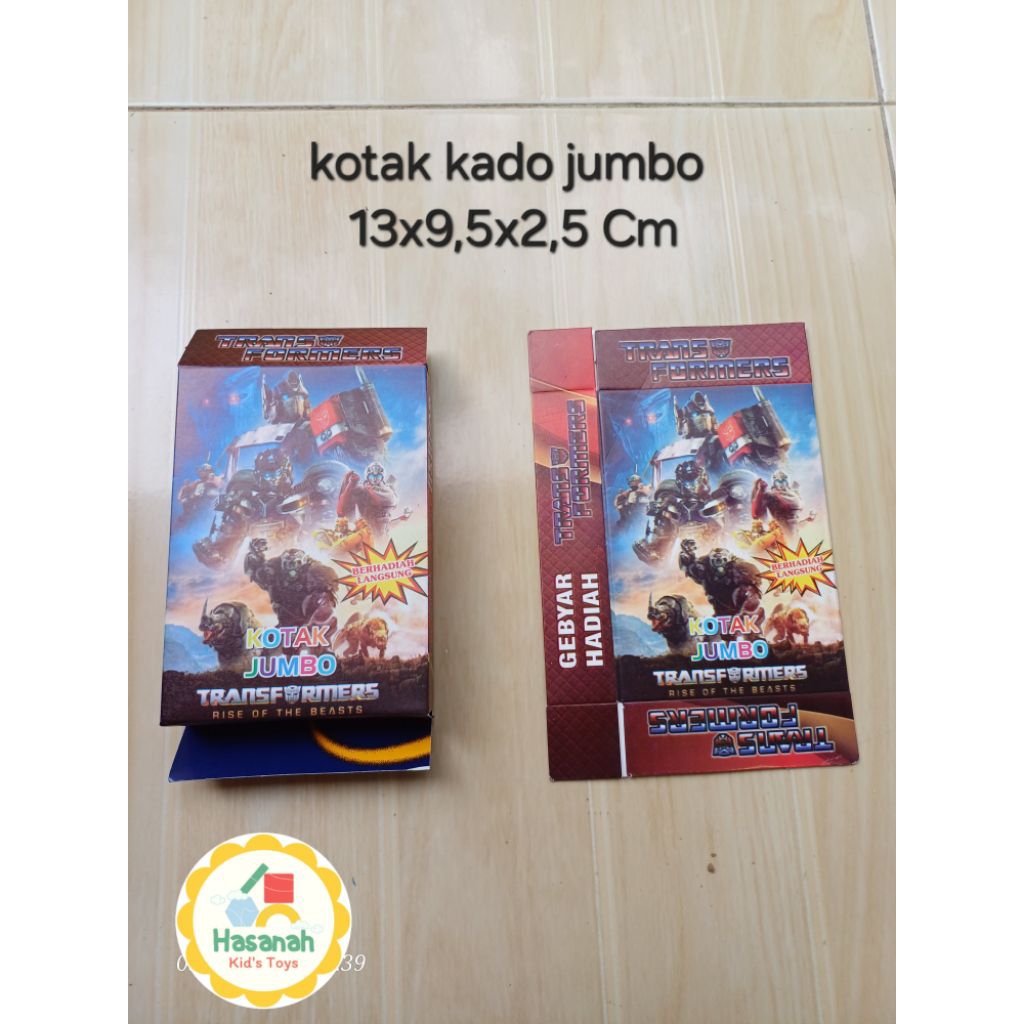 

Kotak kado jumbo ukuran 13x9,5x2,5 Cm grosir murah