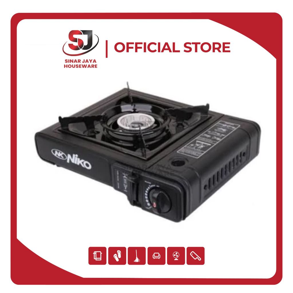 KOMPOR PORTABLE NK268 NIKO  Kompor Camping Portable Niko 2 IN 1 NK-268C / NK268 / NK 268 C Gas Kalen