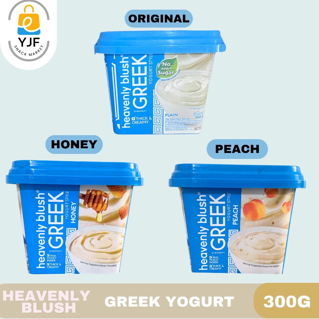 

Heavenly Blush Greek Yogurt Plain / Yoghurt / Original 300ml