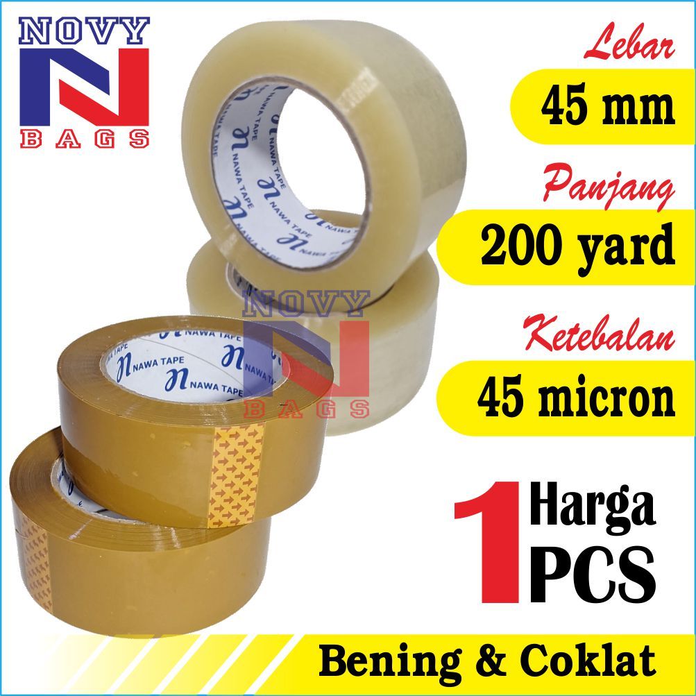 

TAPE LAKBAN BENING & LAKBAN COKLAT PANJANG 200 YARD HARGA SPESIAL UNTUK 1 PCS