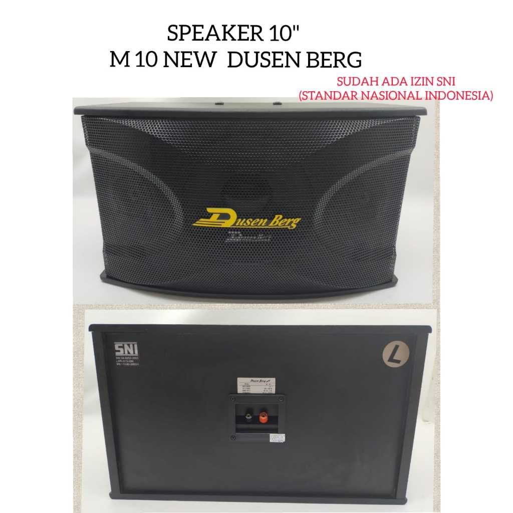 Speaker pasif karaoke dussenberg 10 inch m10 original dusenberg original