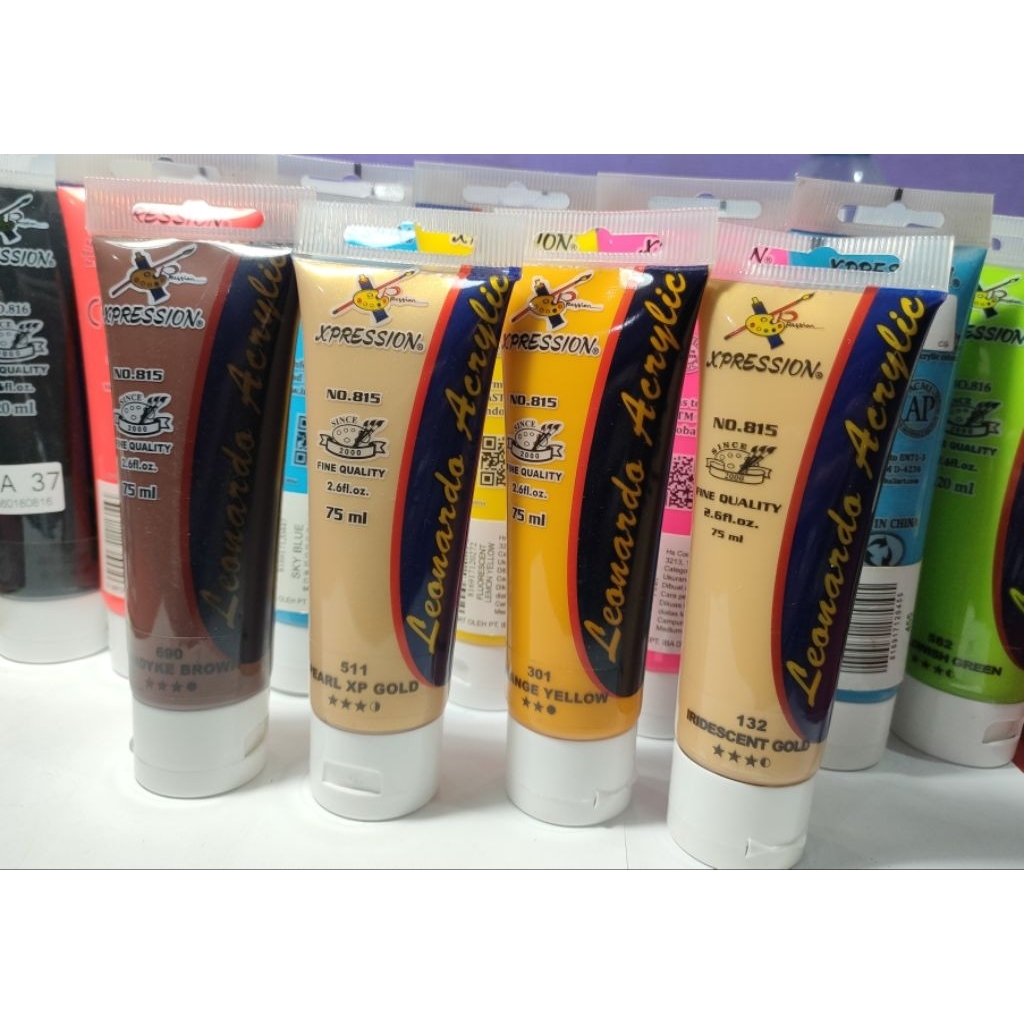 

XP LEONARDO ACRYLIC 75 ML CAT AKRILIK MERK XPRESSION LEONARDO
