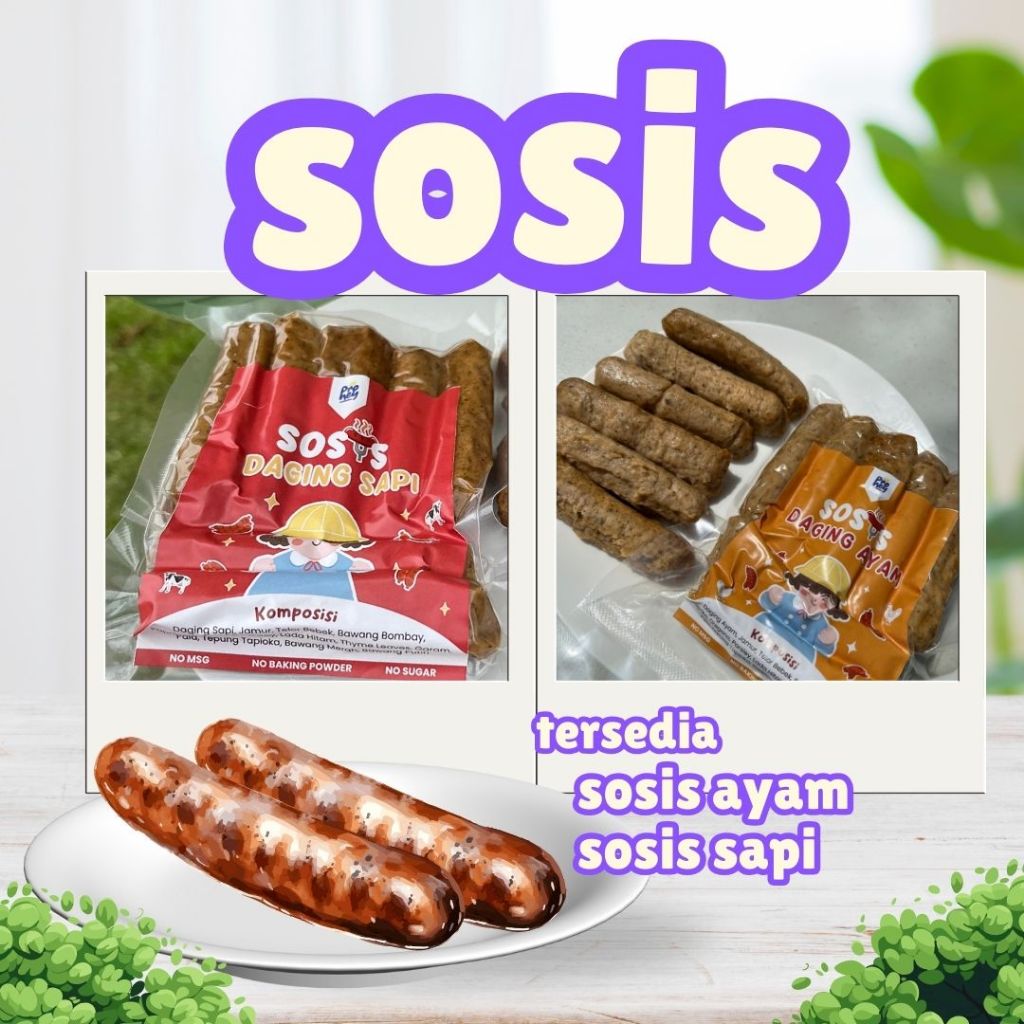 

Sosis Daging 200gr -Hey Prohey