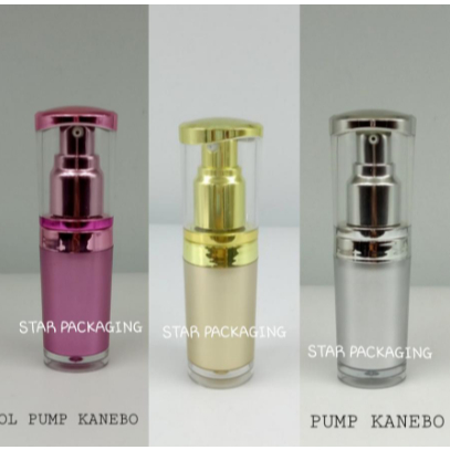 Botol Pump 20ml Botol Pump Kanebo 20ml Botol Kanebo 20ml Acrylic Gold