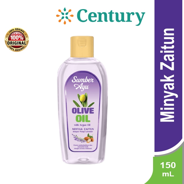 

SUMBER AYU OLIVE OIL WITH ARGAN OIL 150ML / PERAWATAN KULIT / BODY OIL