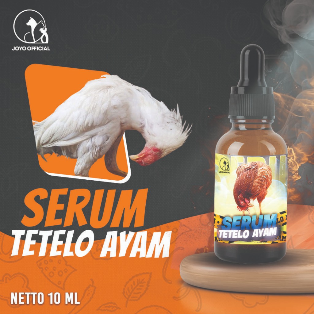 VITAMIN AYAM TETELO | OBAT AYAM TETELO | OBAT GANGGUAN SARAF | SERUM TETELO AYAM 10ML