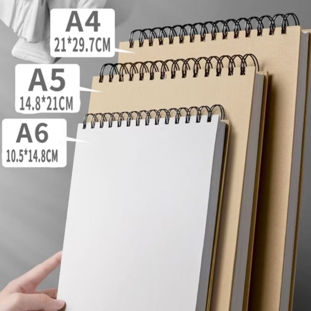 

KarensMart Buku Sketsa Sketchbook Sampul Coklat Berbagai Ukuran