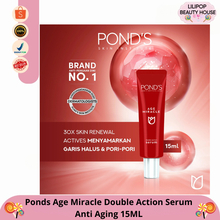 Ponds Age Miracle Double Action Serum Anti Aging 15ML