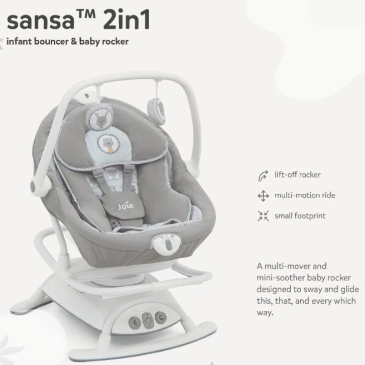 Joie Sansa 2 in 1 Bouncer Baby Swing