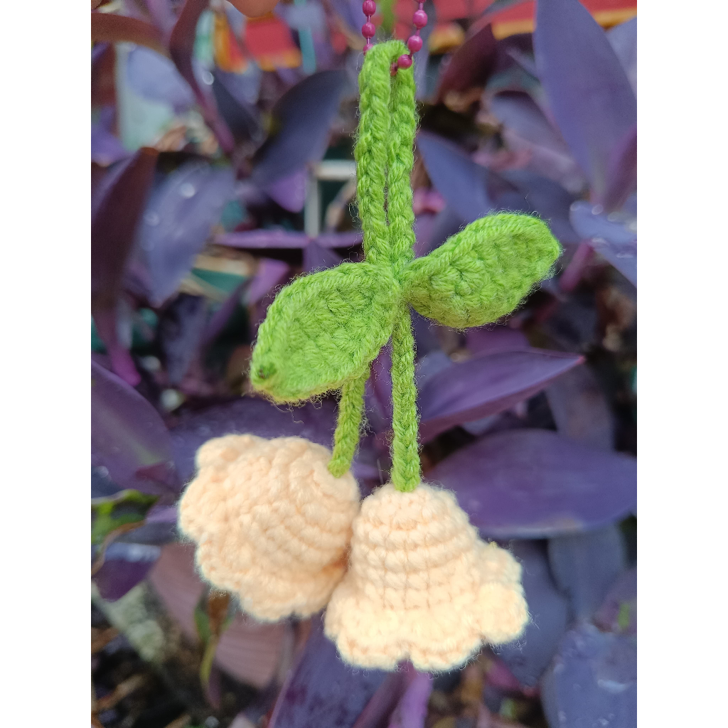 (PO) Lily of the valley Crochet | Gantungan Rajut Lily of the valley