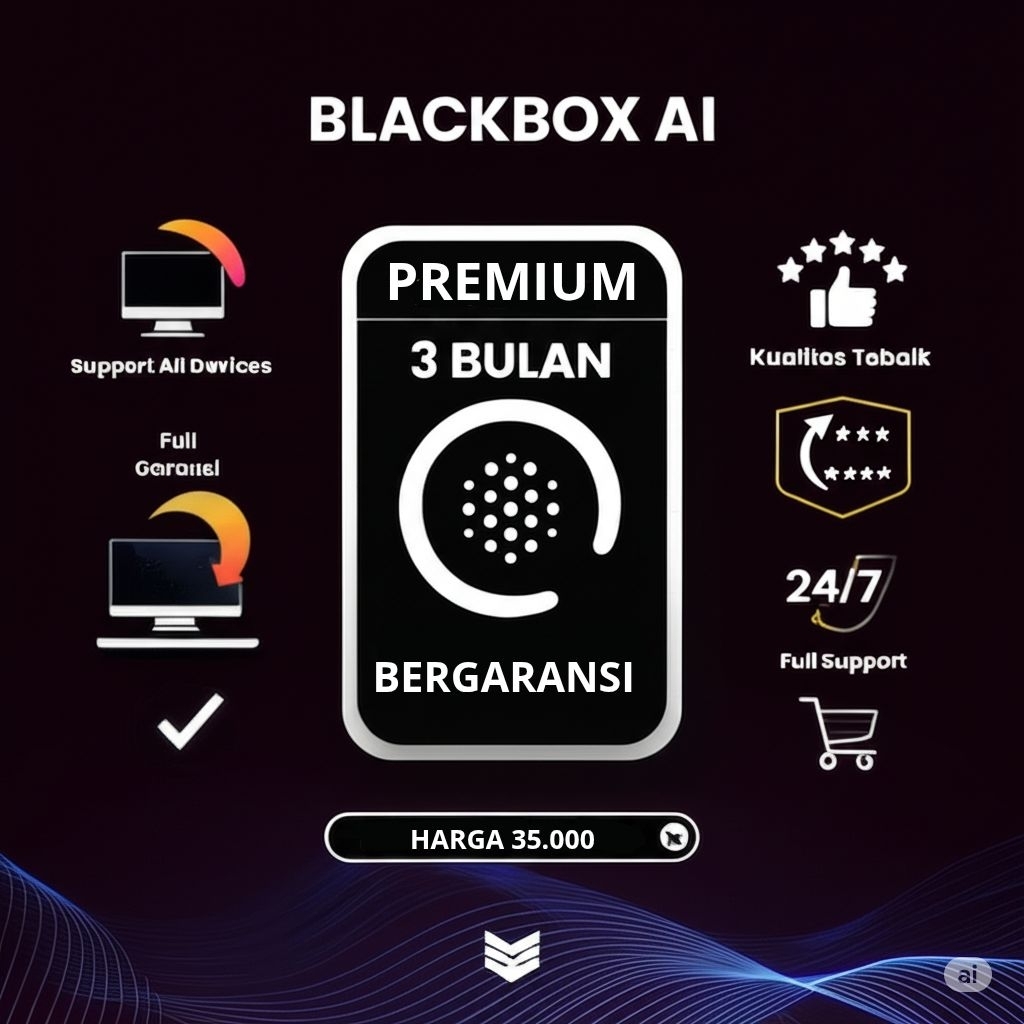 BLACKBOX AI 3 Bulan Legal Garansi