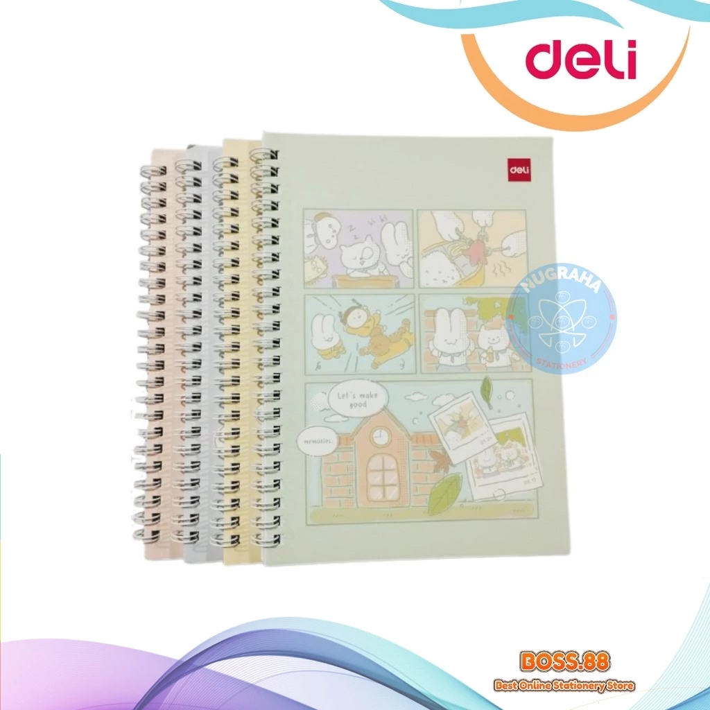 

NOTES SPIRAL / BUKU CATATAN SPIRAL DELI LA-560 SCHOOL LIFE (1 PCS)