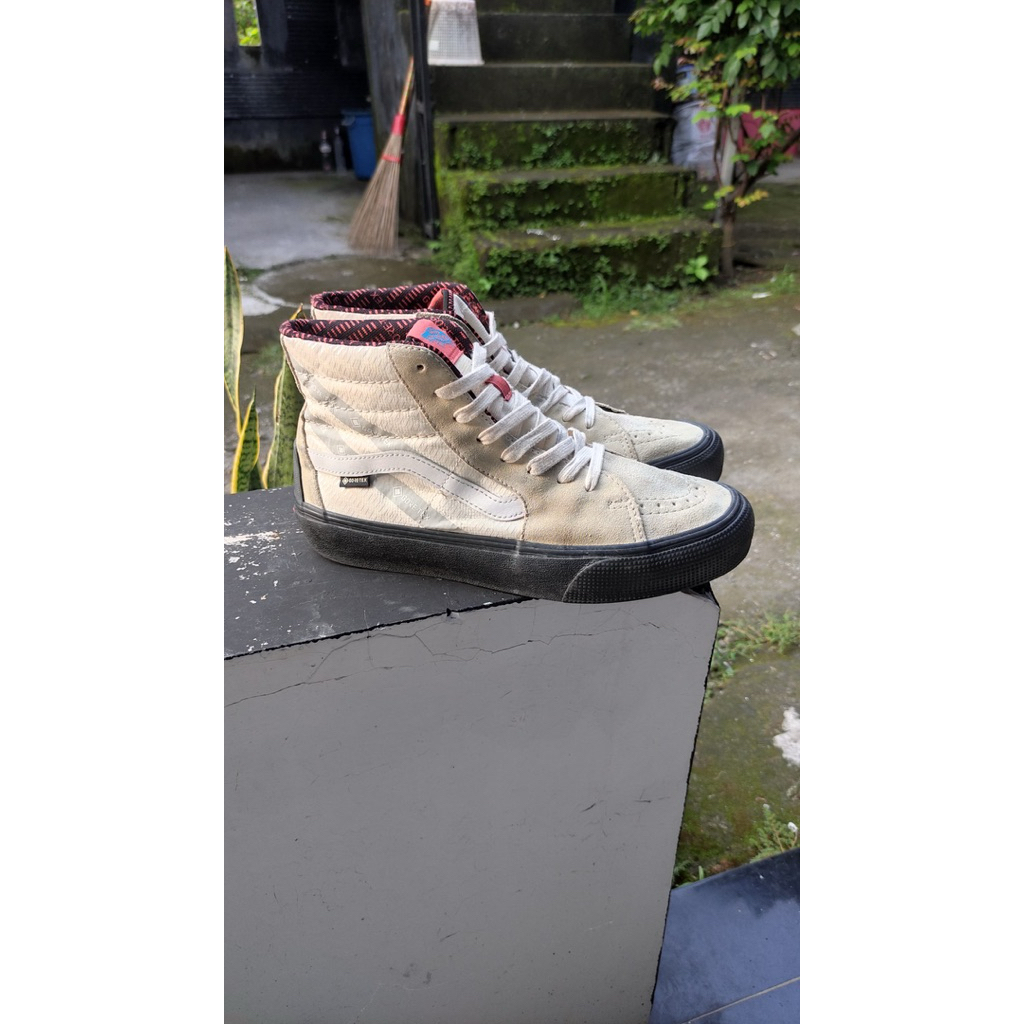 Vans Sk-8 Hi Goretex Turtledove White/Black Second