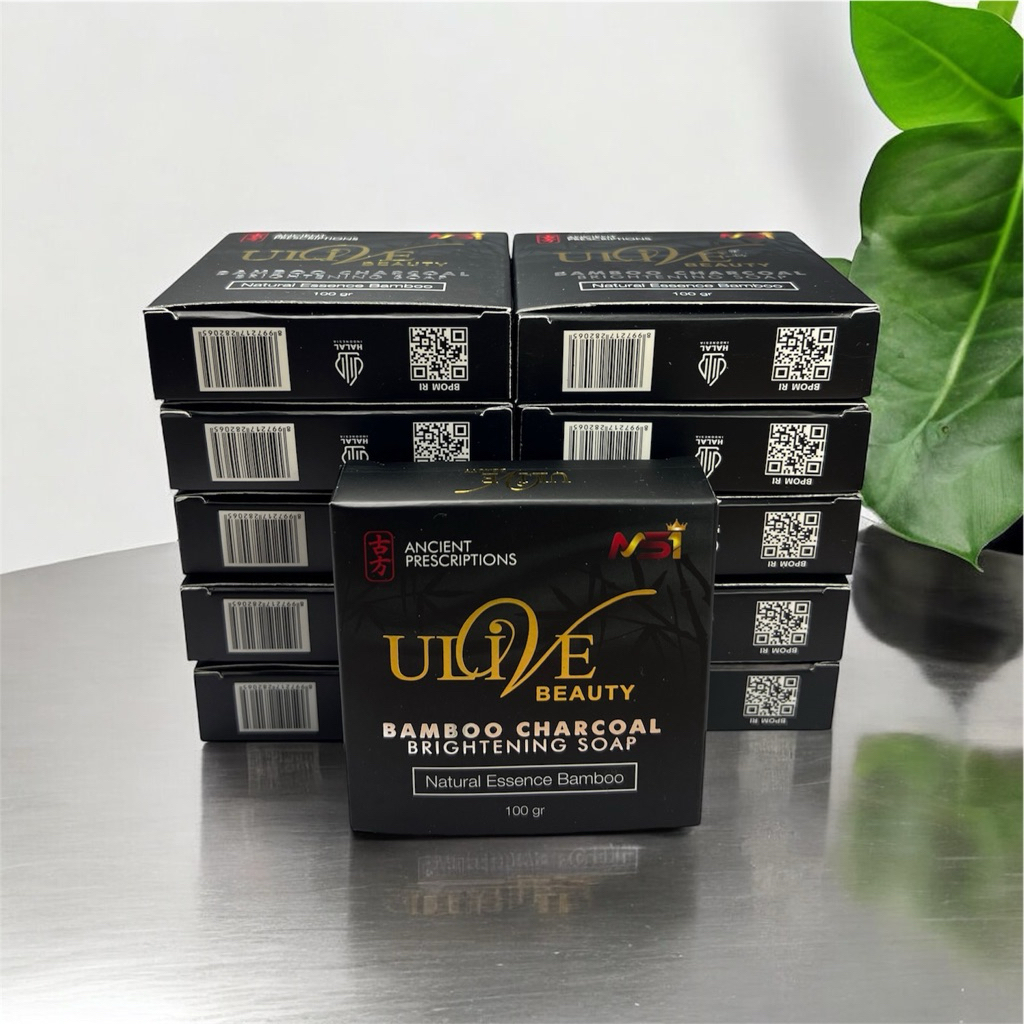 Paket 10pcs Sabun  MSI Bamboo Ulive Whitening Soap Original BPOM