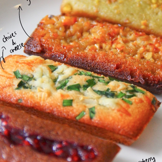 

Chives & Cheese Financier