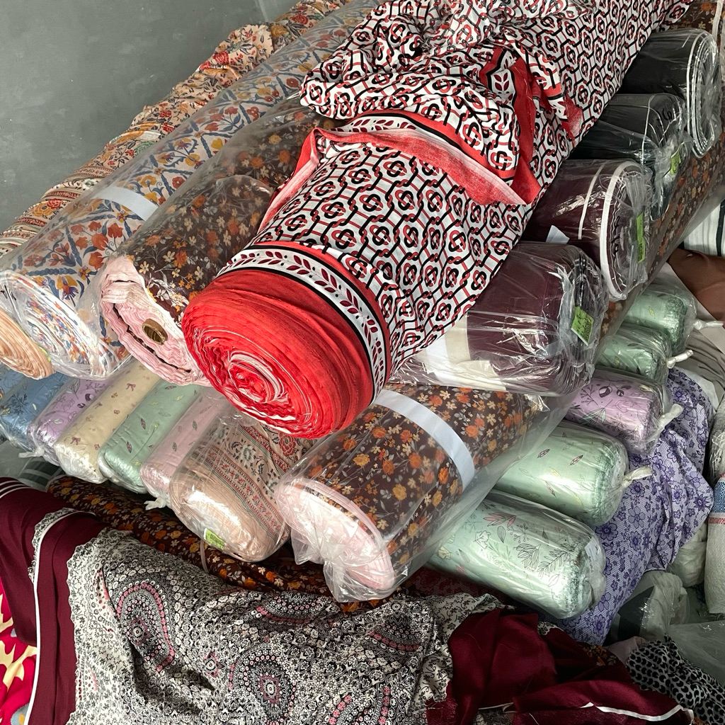 Kain Rayon Premium Meteran Motif Viral Terbaru