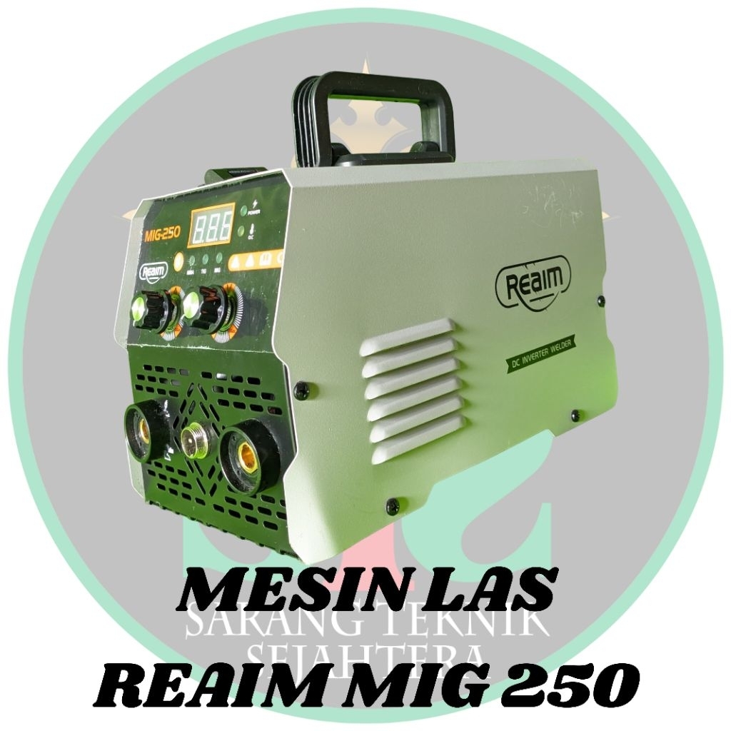 Reaim MIG-250 IGBT Mesin Las Inverter 450 Watt MMA/MIG/TIG Mesin trafo las Welding