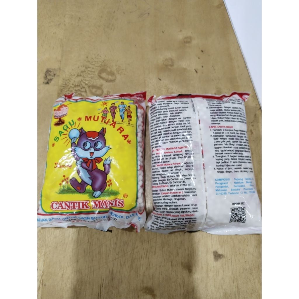 

(3 pack) Sagu Mutiara kemasan 100 gr per pack